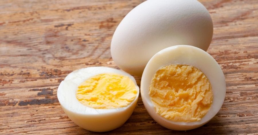 huevo cocido huevo
